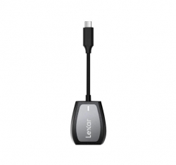 Lexar USB-C Dual-Slot Reader transfer speeds up to 312MB/s1 read. For added convenience, it is backwards compatible with UHS-I cards and has a USB-C