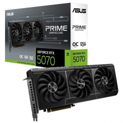 ASUS nVidia GeForce PRIME-RTX5070-O12G RTX5070,HDMI*1,DP*3,12G,D7 The Prime RTX 5070 features a 2.5 slot design with a carefully arranged layout