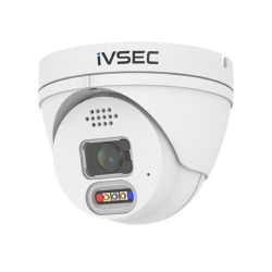 IVSEC TURRET IP CAMERA, 8MP, 2.8MM FIXED LENS, 25FPS, POE, IP66 , ADV DET, ADV IVSNC323ADX