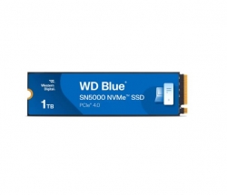 Western Digital WD Blue SN5000 NVMe 1TB SSD M.2 2280, 5,150MB/s R 4,900MB/s W, 730K IOPS R / 770K IOPS W, PCIe Gen4 x4, 5-Y Warranty