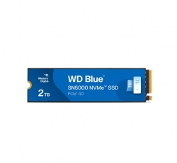 Western Digital WD Blue SN5000 NVMe 2TB SSD M.2 2280, 5,150MB/s R 4,850MB/s W, 650K IOPS R / 770K IOPS W, PCIe Gen4 x4, 5-Y Warranty