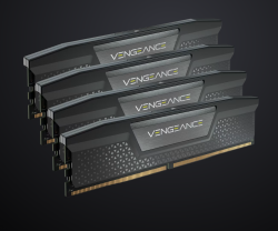 Corsair VENGEANCE RGB 192GB (4x48GB) DDR5 DRAM 5200MT/s CL38 Memory Kit ? Black optimized for Intel motherboards
