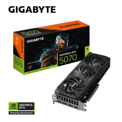 Gigabyte GeForce RTX™ 5070 WINDFORCE SFF 12G, 2512 MHz, CUDA 6144, 28 Gbps, GDDR7, 192 bit, PCI-E 5.0, PSU 750W, DisplayPort 2.1b *3 HDMI 2.1b *1 GV-N5070WF3-12GD