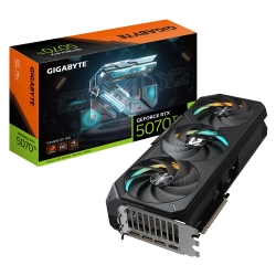 Gigabyte GeForce RTX™ 5070 Ti GAMING OC 16G, 2588 MHz, CUDA 8960, 28 Gbps, GDDR7, 256 bit PCI-E 5.0, PSU 750W, DisplayPort 2.1b x3 HDMI 2.1b x1 GV-N507TGAMING OC-16GD
