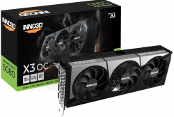 INNO3D nVidia GeForce RTX 5080 X3 OC 16GB GDDR7 2640MHz Boost Clock, RAM 30 Gbps, 3x DP, 1xHDMI 300x120x50mm N50803-16D7X-17603930