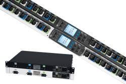 Chatsworth Monitored eConnect PDU | Black | Vertical | C20 Inlet to IEC 60309 15A 1P+N+E Input - PDU.3005.15A