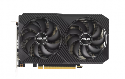 ASUS AMD Radeon DUAL-RX6500XT-O4G-V2 RX 6500 XT V2 OC Edition 4GB GDDR6 with two powerful Axial-tech fans and a 2-slot design for broad compatibility
