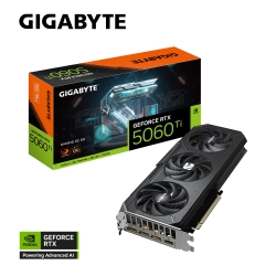 Gigabyte GeForce RTX 5060 Ti GAMING OC 8G, 2647 MHz, CUDA TBD, 28 Gbps, GDDR7, 128 bit, PCI-E 5.0, PSU 650W, DisplayPort 2.1b *3 HDMI 2.1b *1