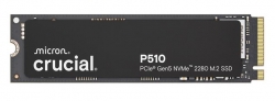 Crucial P510 1TB Gen5 2280 NVMe M.2 SSD 11,000/9,500 MB/s R/W 600TBW 1.5M IOPS 1.5M hrs MTTF Full-Drive Encryption 5yrs