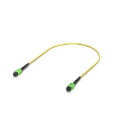 Ubiquiti OS2 MPO-12 APC Fiber Patch Cable, 0.5 m, Single-pack, Indoor OS2 Single-mode,MPO-12 Type B APC Connectors, For 100G Applications