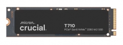 Crucial T710 4TB PCIe Gen5 NVMe 2280 SSD - 14500/13800 MB/s R/W 2400TBW 1500K IOPs 1.5M hrs MTTF with DirectStorage for Intel & AMD