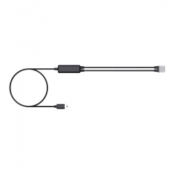 Yealink Telephone cable for WH64/WH65/WH68, Compatible with Cisco/Avaya/Poly/Grandstream/Mitel/Unify phones, without remote control feature Telephone cable for WH64/WH63 E2/WH68
