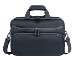 HP Travel Plus 22 Liter 16 Laptop Bag made with at least 60% post-consumer recycled materials and with Double-coil zipper closing system