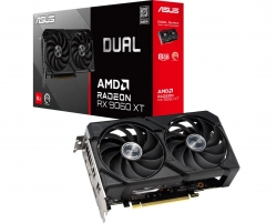 ASUS AMD Radeon Dual RX9060XT 8G GDDR6 20 Gbps ? 128-bit 2.5 Slot 202 x 120 x 49mm