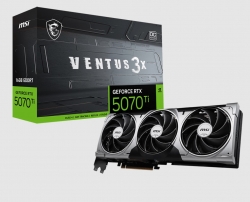 MSI nVidia GeForce RTX 5070 Ti 16G VENTUS 3X OC,PCI Express Gen 5, Boost: 2482 MHz, CUDA 8960 Units, 16GB GDDR7, HDMI x 1
