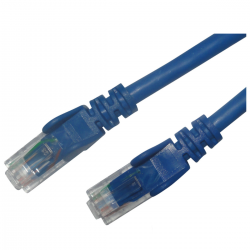Blue CAT6A Network Cable Patch Lead 2M