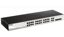 D-Link | DGS-1210-28 | 28 Port Gigabit Smart Managed Switch | 28 RJ45 and 4 SFP (Combo) Ports