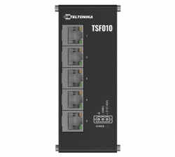 Teltonika | TSF010 | 5 Port Industrial DIN Rail Unmanaged Flat Ethernet Switch ** PSU not included **