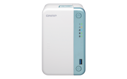 QNAP TS-251D-4G  2-Bay NAS, Intel Celeron J4005 2.0GHz Dual Core (up to 2.70GHz), 4GB DDR4 SODIMM RAM (1x4GB, 2 DIMM slots, max 8GB total) (TS-251D-4G)
