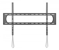 BrateckAffordable Heavy-Duty TV Wall Mount For 60 ~120 Fit Curved TV up to 120KG, VESA 50x50 up to 900x600 Fine Texture Black