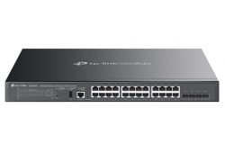 TP-Link SG5428XMPP Omada 24-Port Gigabit Stackable Lite L3 Managed PoE++ Switch with 4 10G Slots