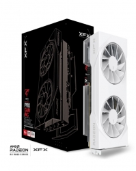 XFX Swift AMD Radeon RX 9070 OC White Dual Fan Gaming Edition with 16GB GDDR6 HDMI 3xDP, AMD RDNA™ 4 (RX-97SWFT2WQ) RX-97SWFT2WQ