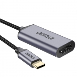 CHOETECH HUB-H21 USB-C to HDMI 4k@60Hz Braided Video Cable Cord Adapter