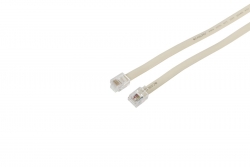 2m Line Cord RJ12 to RJ12 | Beige