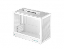 DeepCool CH160 PLUS WH Portable Micro-ATX Compact Case, USB3.0 2, Gen2 Type-C x1, Audio/Mic 1