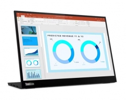 Lenovo ThinkVision M14D 14' 2.2K WLED IPS USB-C Portable Monitor 2240x1140 6ms 1500:1 100% sRGB Anti-glare 2xUSB-C DP Tilt Height Adjust VESA 0.6kg