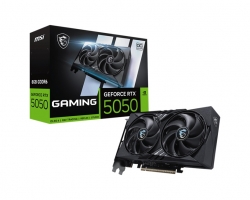 MSI nVidia GeForce RTX 5050 8G GAMING OC, Boost: 22632 MHz, CUDA 2560 Units, 8GB GDDR6, HDMI x 1 (embargo)