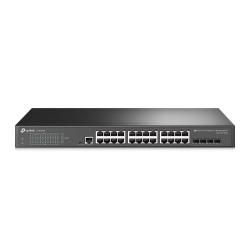 TP-Link | SG3428 | Omada 24 Port Gigabit L2+ Managed Rackmount Switch with 4 SFP Slots
