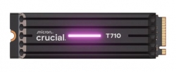 Crucial T710 1TB PCIe Gen5 NVMe 2280 SSD w Heatsink - 14900/13700 MB/s R/W 600TBW 2.2M IOPs 1.5M hrs MTTF with DirectStorage for Intel & AMD 5yrs