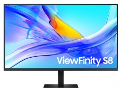 Samsung 37' ViewFinity S8 UHD 4K 3840x2160 HDR10 16:9 60Hz 5ms 350 cd/ VA DP HDMI USB-C HUB LAN HAS Tilt Swivel VESA Gaming Monitor Black 3YR