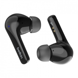 Belkin SoundForm Motion 2 True Wireless Earbuds - Black(AUC010fqBKV2),33 Hours Playtime,Bluetooth 5.3 Pairing,IPX5-Rated,12mm Drivers,2 Years Warranty