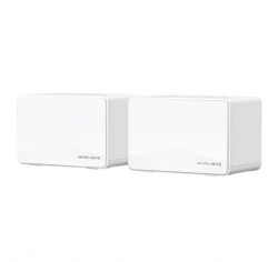 Mercusys Halo H25BE(2-pack) BE3600 Whole Home Mesh Wi-Fi 7 System, 460 m , 688 Mbps at 2.4 GHz, 2880 Mbps at 5 GHz, MLO, 4096-QAM, OFDMA, EHT160 on 5