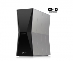 TP-Link Archer BE805 BE19000 Tri-Band Wi-Fi 7 Router (WIFI7) 1376 Mbps at 2.4 GHz + 5760 Mbps at 5 GHz + 11520 Mbps at 6 GHz, 8 Internal Antennas, 1.