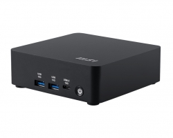 MSI Cubi NUC AI 1UMG-012BAU Mini PC Black Barebone Core Ultra 7 155H, 2x Thunderbolt 4 2x HDMI 2x Intel I226V (2.5G) Wi-Fi 6E AX211 3Y