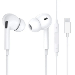 Choetech OC-A011 USB-C In-Ear Headphones 1.2m - White