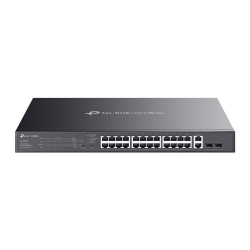 TP-Link | ES228GMP | Omada 28 Port Gigabit Easy Managed Switch with 24 Port PoE+
