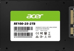 ACER RE100-2TB 2.5 SATA lll SSD Writing Speed 503 MB/s Reading Speed 558 MB/s BL.9BWWA.110 -5 Year Warranty