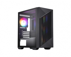 MSI PRO FORGE M050A Mini-Tower, mATX/ITX, GPU 300mm, CPU 160mm, PSU 170mm, 4 slots, 4 RGB fans, 2 2.5', 2 3.5', 120/240mm top rad, 388 200 423mm