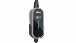 MSI Portable EV Charger Grey Ezgo 10A+15A+Home kit, Single Phase, 230V, 1PH, 2.3KW & 3.4KW, 5M Type 2 Charging gun, 1.8'LCD, IP66, 1.5T, Bluetooth 9S6-C80612-005