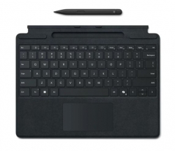 Microsoft Surface Pro 8/9/X/10/11 Business Signature Mechanical & Backlit Key Large Type cover Keyboard Black with Slim Pen
