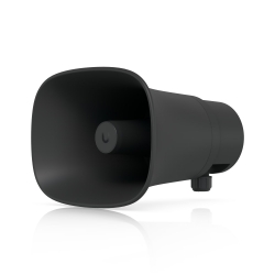 Ubiquiti AI Horn Speaker, Black,All-weather PoE 120 dB Horn Speaker With Advanced AI Alert Functionality&Versatile Wall, Corner,Pole Mounting Options UP-AI-HORN-SPEAKER-B