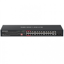 Mercusys MS128GP 28-Port Gigabit Rackmount Switch with 24-Port PoE+