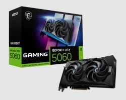 MSI nVidia GeForce RTX 5060 8G GAMING OC, PCI Express® Gen 5 x16, Boost: 2625 MHz, CUDA 3840 Units, 8GB GDDR7, . HDMI™ x 1 GeForce RTX 5060 8G GAMING OC