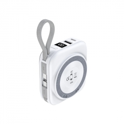 Choetech B697C-WH 10000mAh LED display 22.5W power bank for Mobile and Apple watch/Airpods CCC Certified