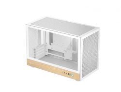 DeepCool CH260 Wood White High Airflow Compact Micro-ATX Wood Grain Case.USB3.0 2 ?Gen2 Type-C x1 ?Audio/Mic 1