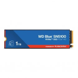 Western Digital WD Blue SN5100 NVMe SSD - 1TB, M.2 2280, PCIe Gen4, Read 7100MB/s, Write 6700MB/s, 1000K/1300K IOPS, TBW 600, 5yr Warranty